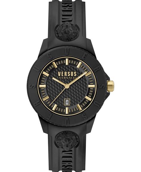 Versace Men's Tokyo R Silicone Strap Watch, 43mm x 10.5mm